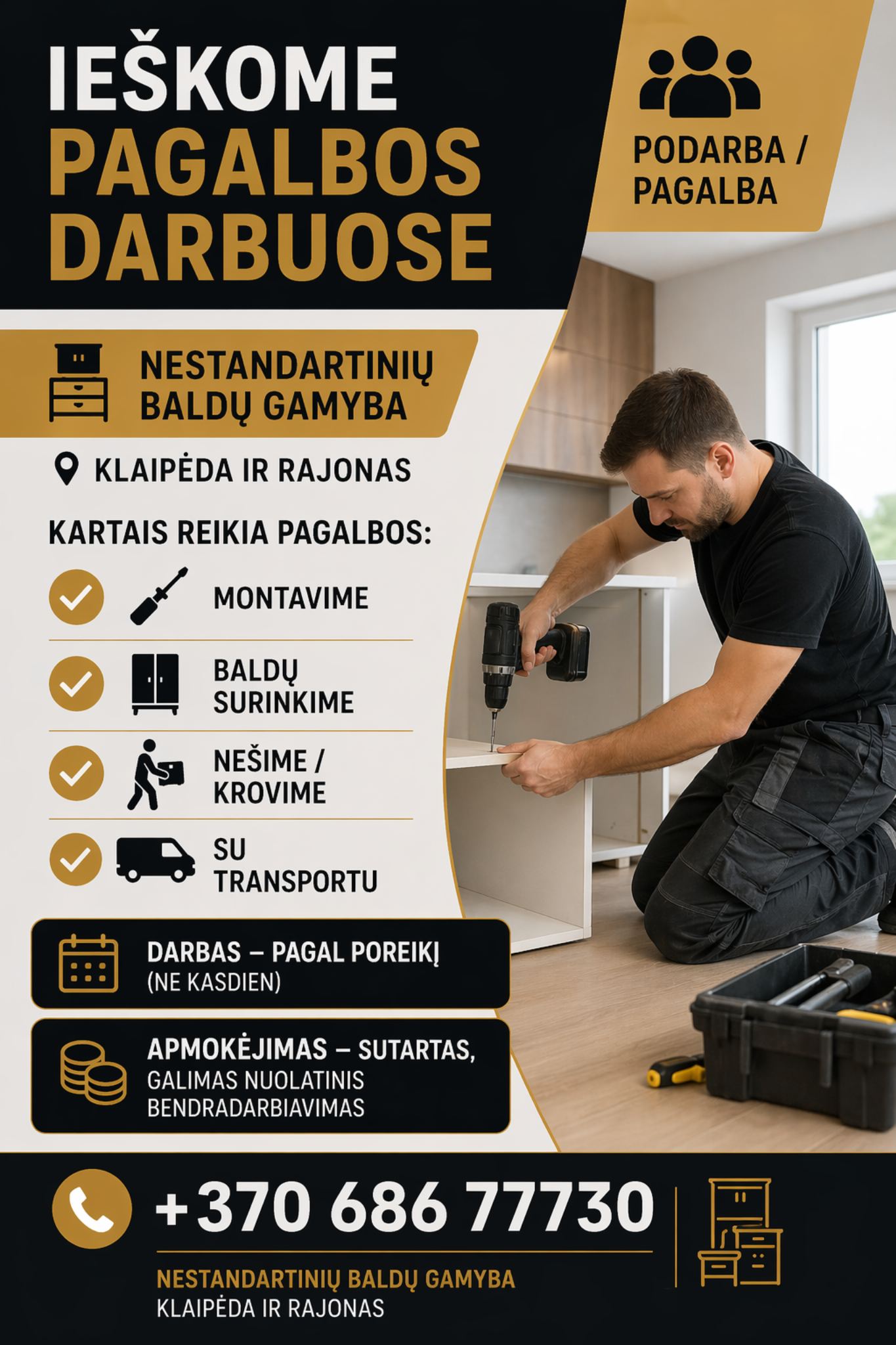 P-003 Ieskome Pagalbos Darbuose