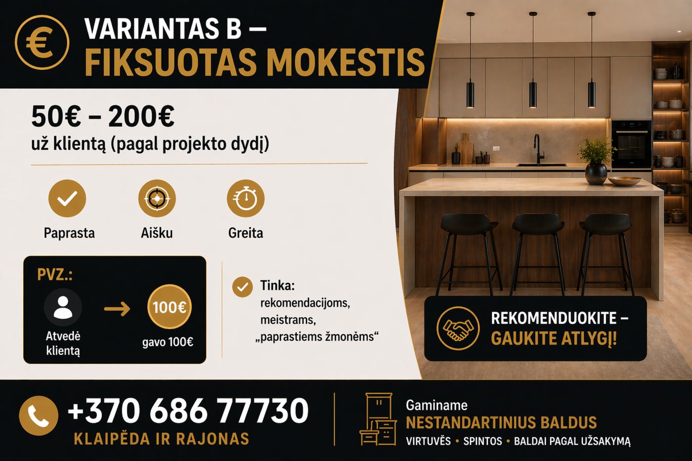 P-006 Variantas B Fiksuotas Mokestis