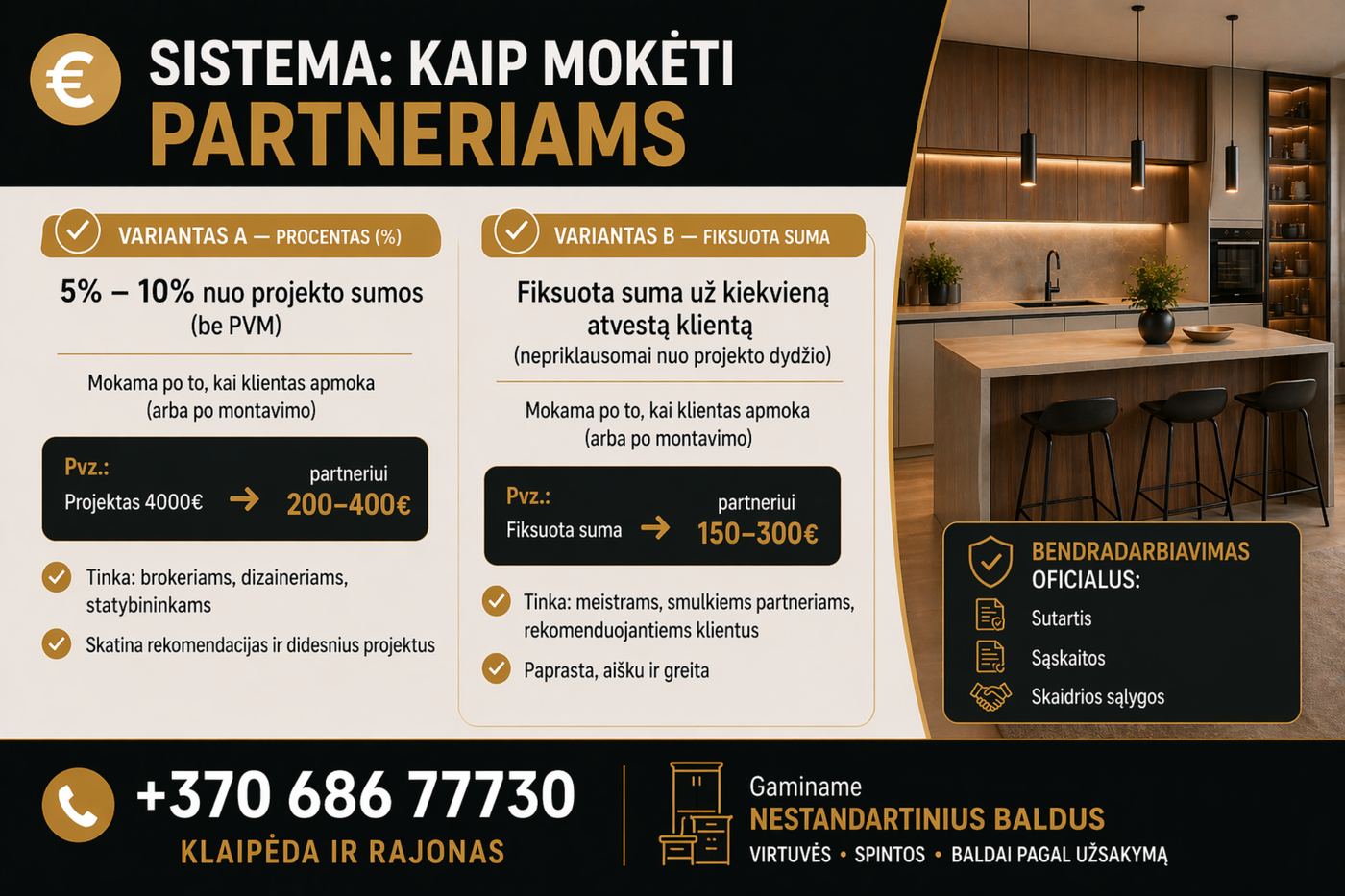 P-007 Sistema Kaip Moketi Partneriams