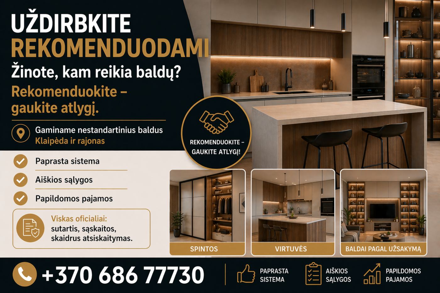 P-010 Uzdirbkite Rekomenduodami