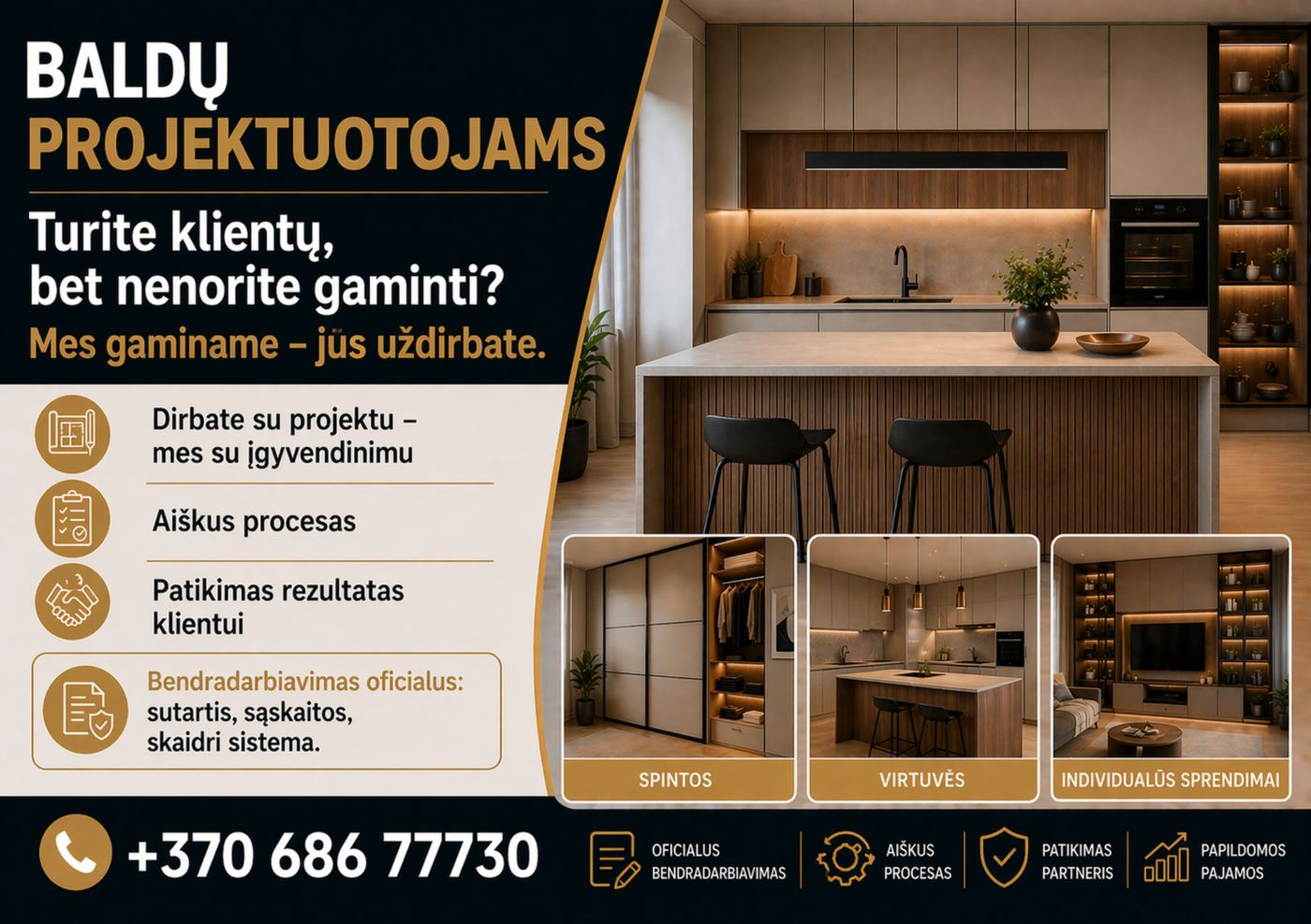 P-011 Baldu Projektuotojams